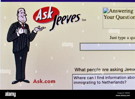 ask jeeves what's your question jeeves.